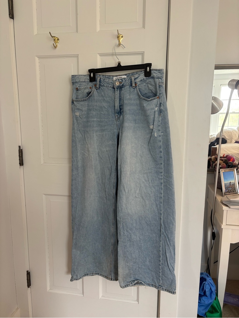 Pull&Bear Light Blue Wide Leg Jeans